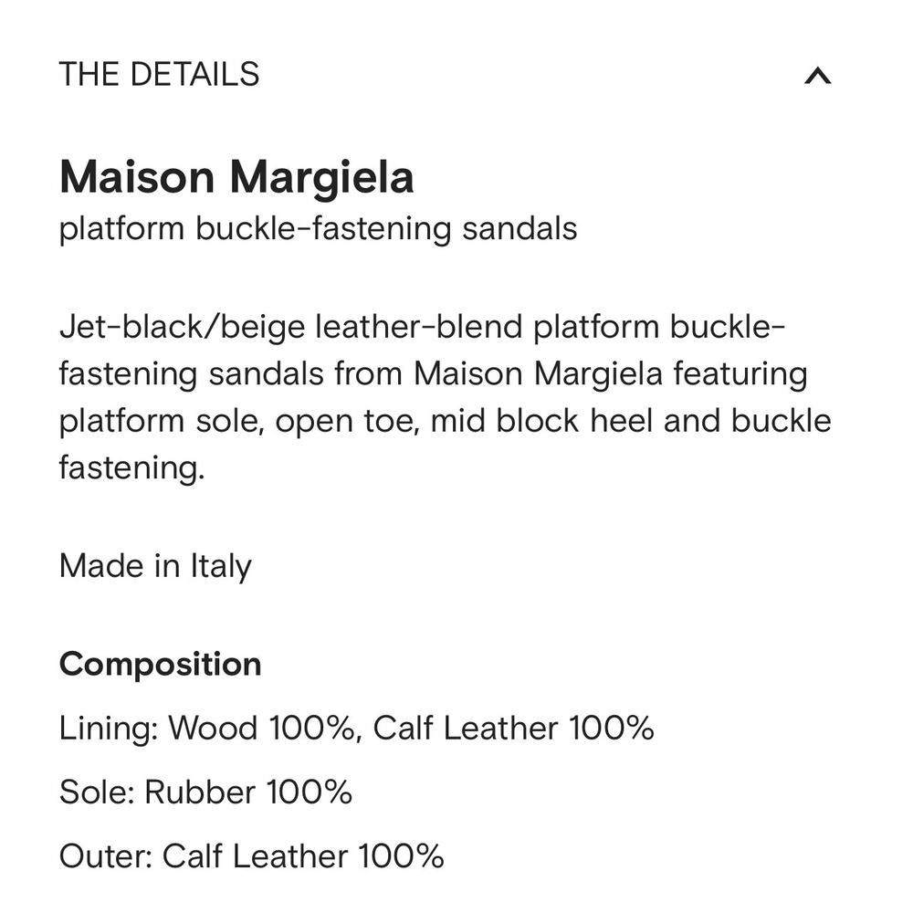 Maison Margiela Platform buckle-fastening Sandals - Picture 3 of 11